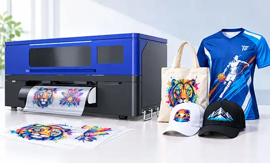 DTF PET Film Printer Supports Flexible Printing Applications for Bags, Hats, and Sports Apparel